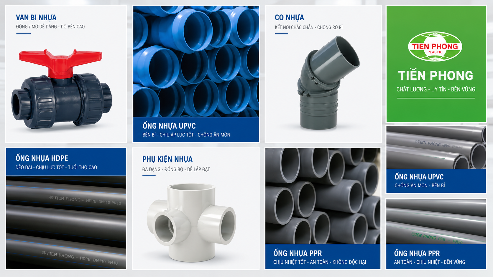 Ống nhựa uPVC Tiền Phong