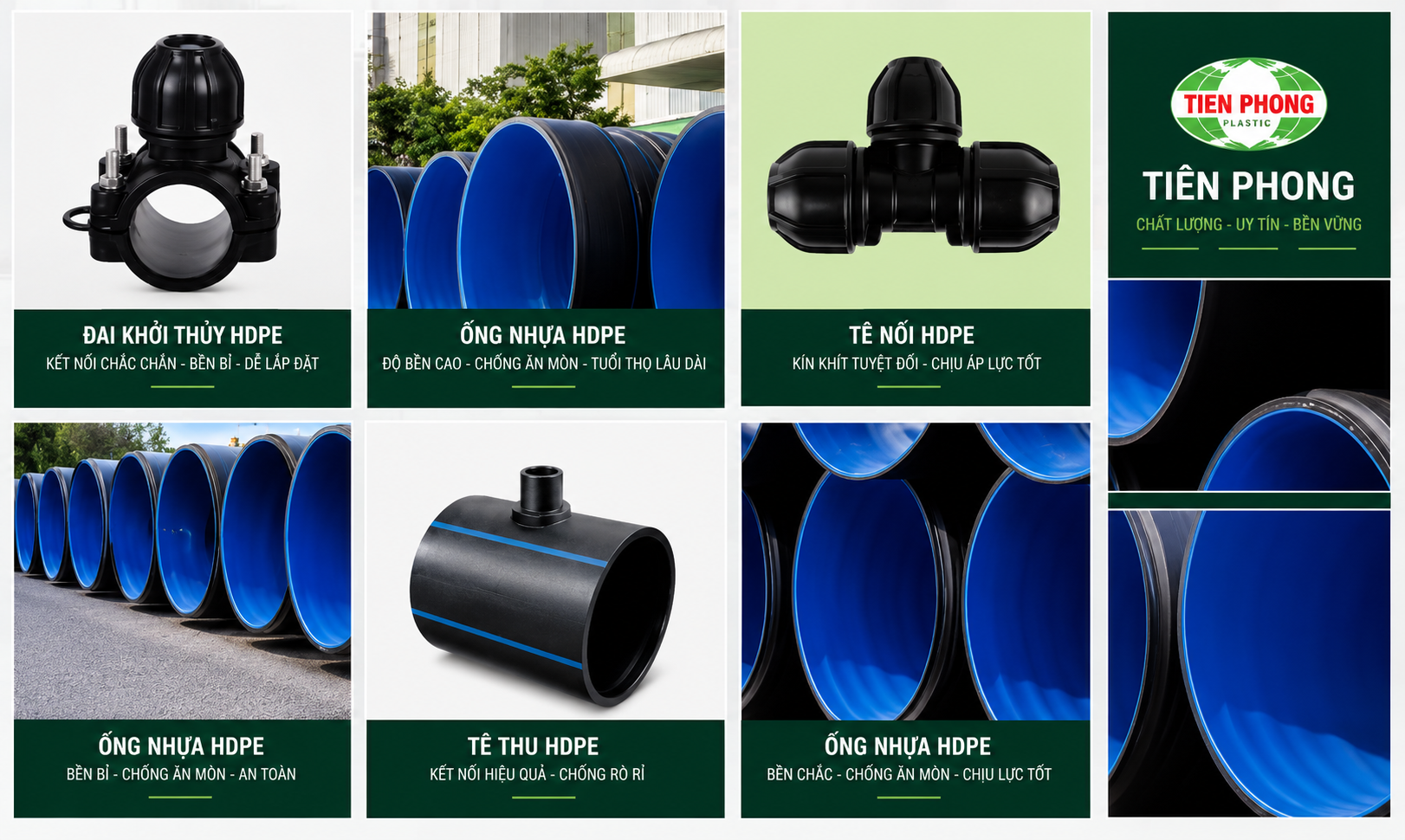 Ống nhựa HDPE Tiền Phong